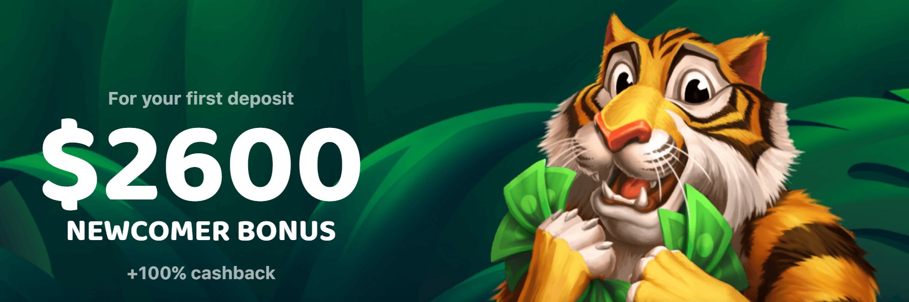 Get a 50 Free Chip on Lucky Tiger Casino