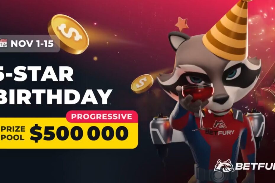 betfury 5 star birthday event