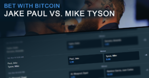 mike tyson vs jake paul betting with bitcoin